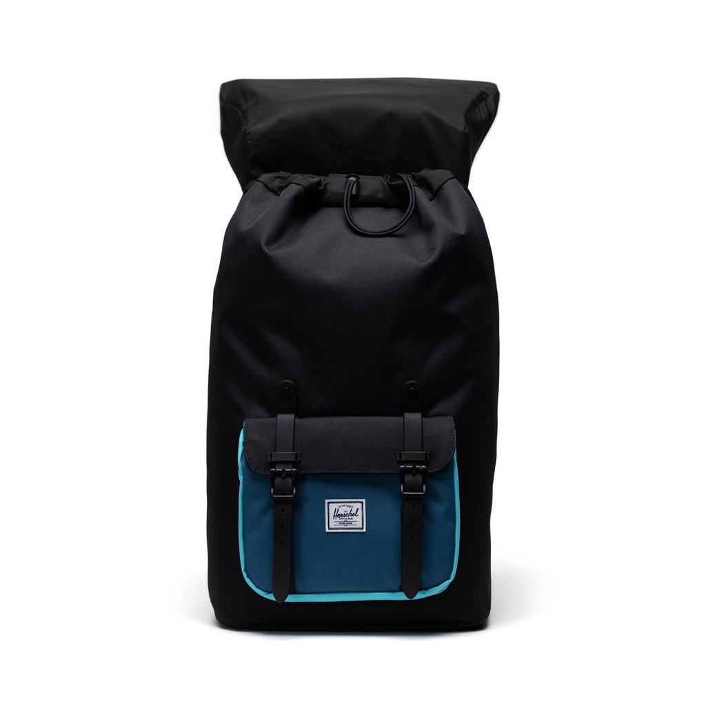 Herschel Little America Backpack Black Blue Ashes Blue Curacao